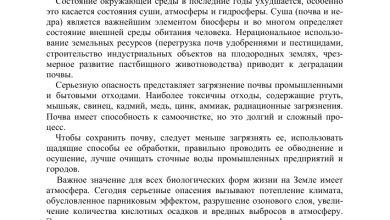 Photo of Важность сохранения благоприятной экологии для здоровья человека